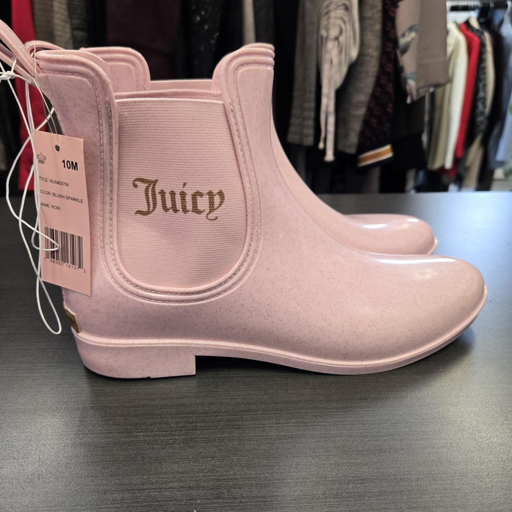 Juicy Couture Light Pink Women's Rain Boots